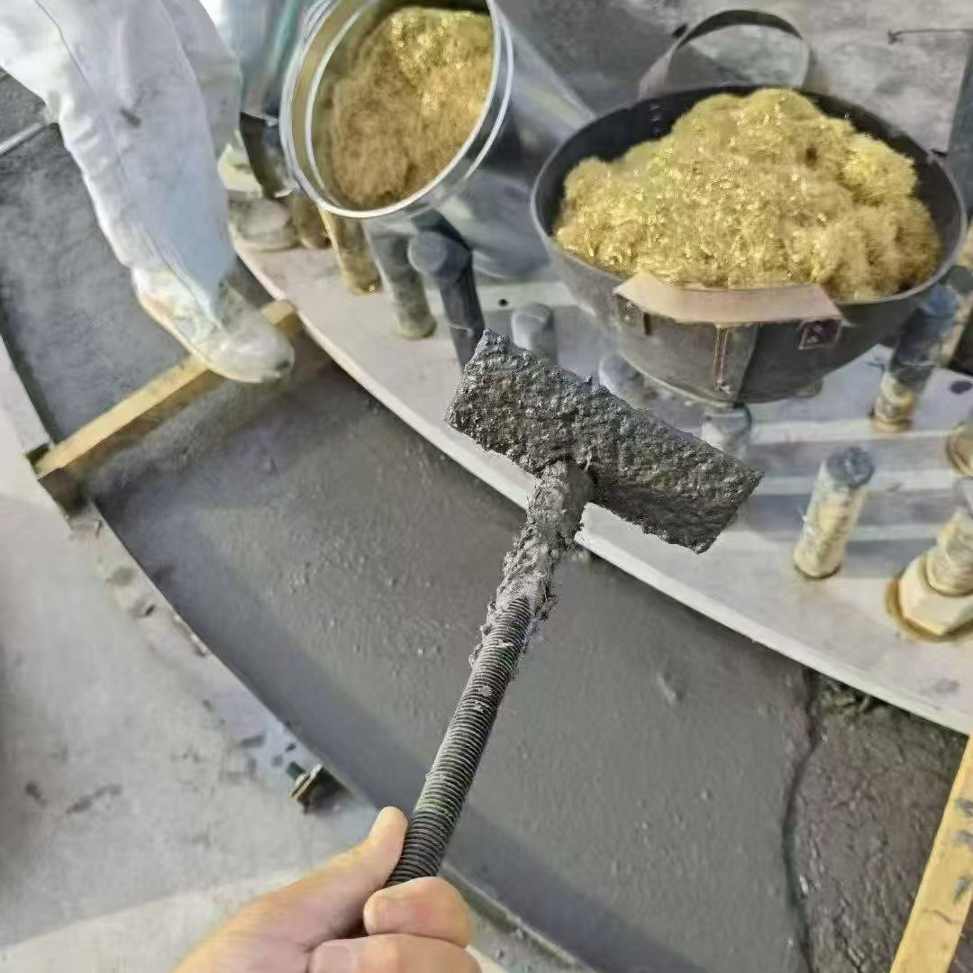 漠河C120钢纤维高强无收灌浆料 轧机压缩机汽轮机发电机锻压设备底座灌浆材料